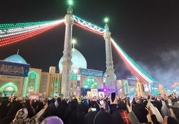 جمکران غرق در شور نیمه‌شعبان