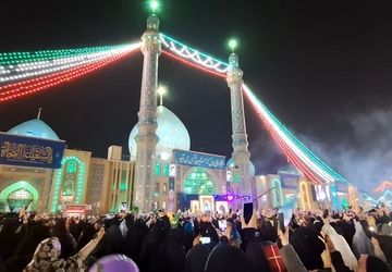 جمکران غرق در شور نیمه‌شعبان