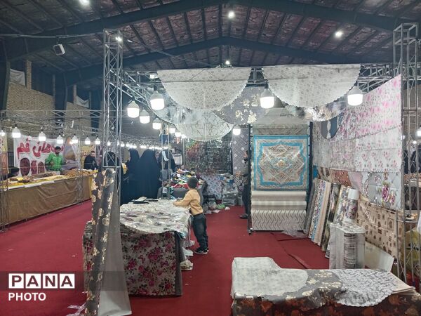 جلوه‌هایی از مراسم افتتاح نمایشگاه بهاره شهر جعفریه
