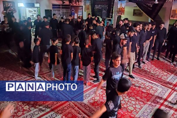 مراسم عزاداری شب تاسوعای حسینی در مسجد جامع شهر بار