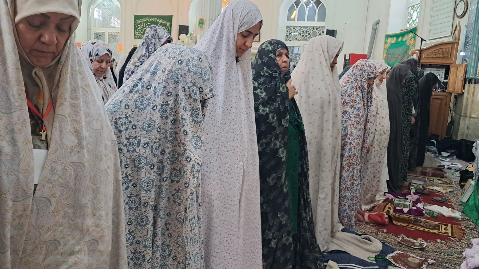 اعتکاف دخترانه در مسجد امام حسن مجتبی(ع) قم