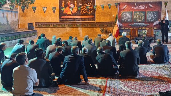  عزاداری هیئت اجتماع حسینی در ناحیه 7 مشهد