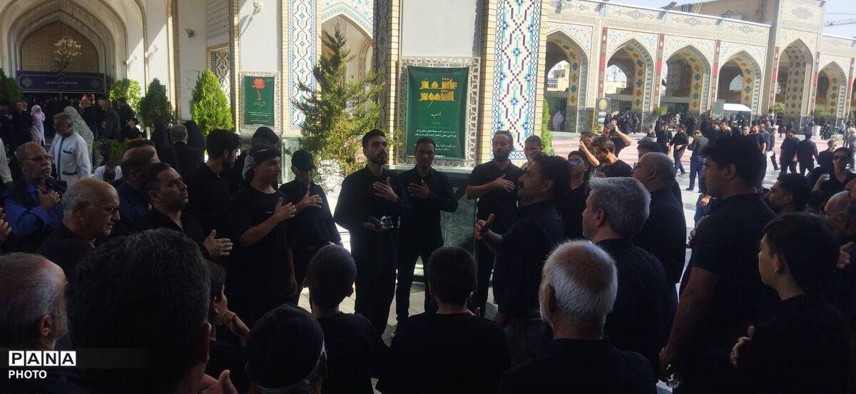 مراسم سینه زنی و عزاداری امام رضا علیه السلام توسط هیئات کاشمر 