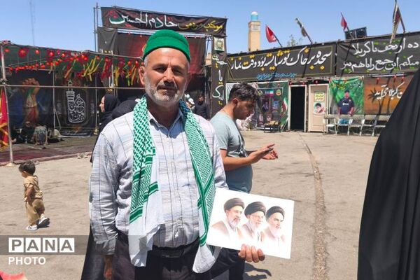 خدمت رسانی اداره آموزش و پرورش کهریزک در موکب عشاق الحسین اربعین