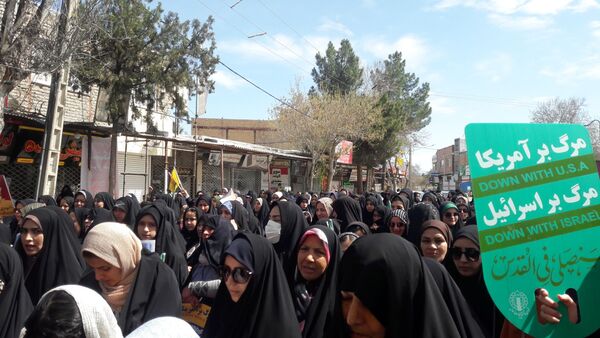 حضور پرشور مردم شهرستان سملقان در راهپیمایی روز قدس