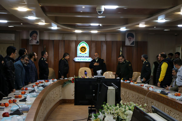 نشست رسانه ای فرمانده انتظامی قم