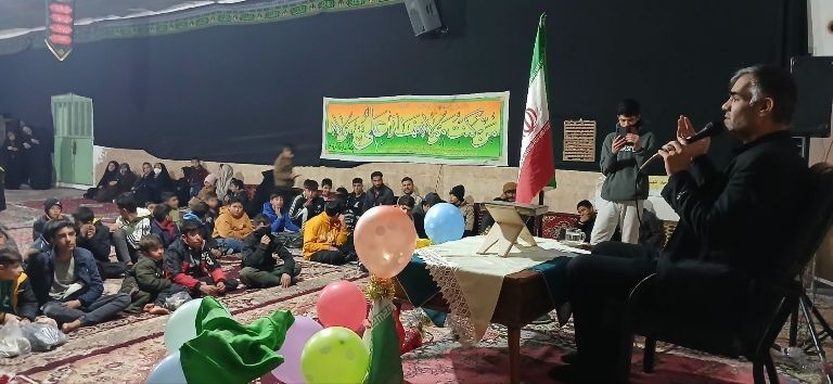جشن مبعث رسول اکرم (ص) در حسینیه ابوالفضلی حداد در شهر خانلق