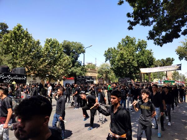 مراسم عزاداری عاشورای حسینی در شهرستان نیشابور 