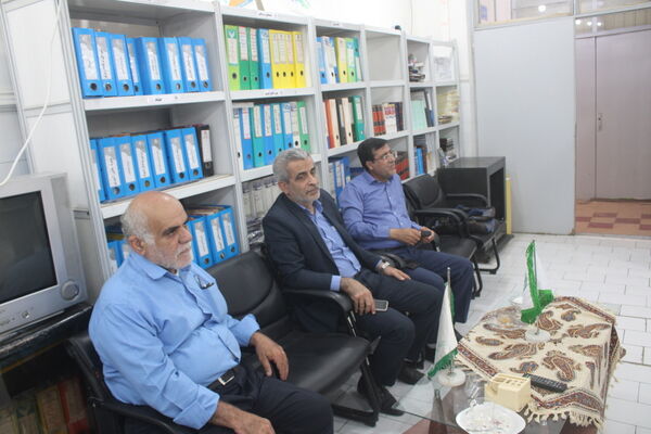 بازدید رئیس اداره خدمات آموزش و پرورش استان بوشهر از سازمان دانش‌آموزی استان