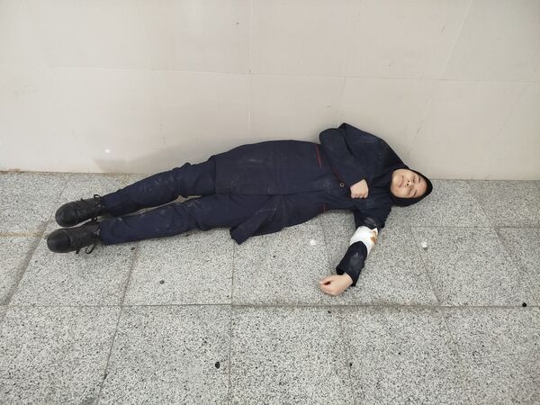 نواخته شدن بیست و ششمین زنگ نمادین استانی مانور زلزله در مدرسه شاهد ظهور آموزش و پرورش ناحیه یک