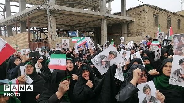 راهپیمایی روز جهانی قدس در شهر بار نیشابور