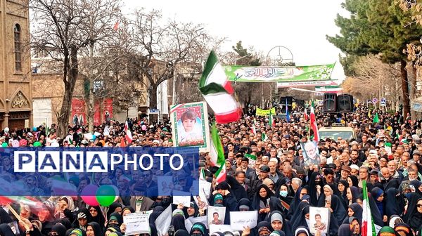 راهپیمایی یوم الله۲۲بهمن در شهرستان نیشابور 