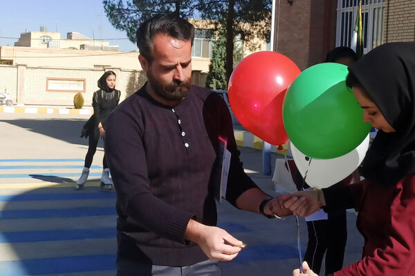 پویش یک روز با ورزش در مدارس شهرستان آباده