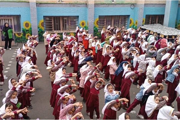 برگزاری مراسم صبحگاهی مدارس شهرستان ملارد