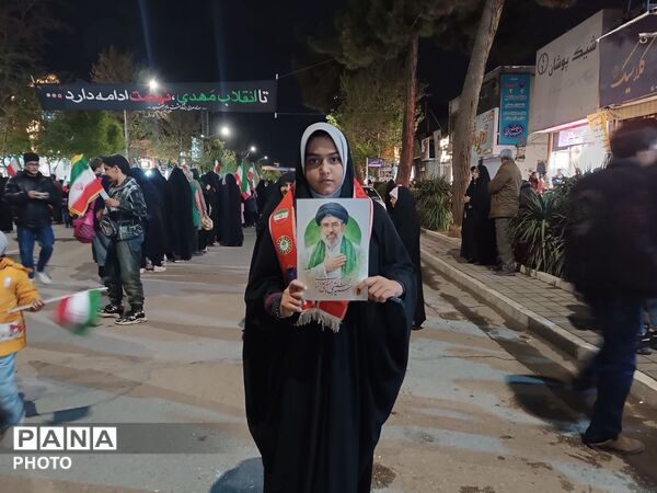 آیین چهلمین روز شهادت امام خامنه‌ای، میهمان دیار کهن نیشابور