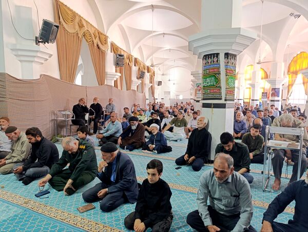 نماز عبادی سیاسی جمعه به امامت امام جمعه موقت شهرستان خلیل آباد
