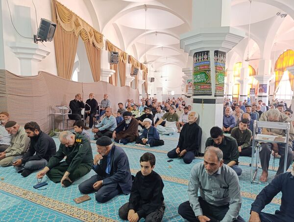 نماز عبادی سیاسی جمعه به امامت امام جمعه موقت شهرستان خلیل آباد