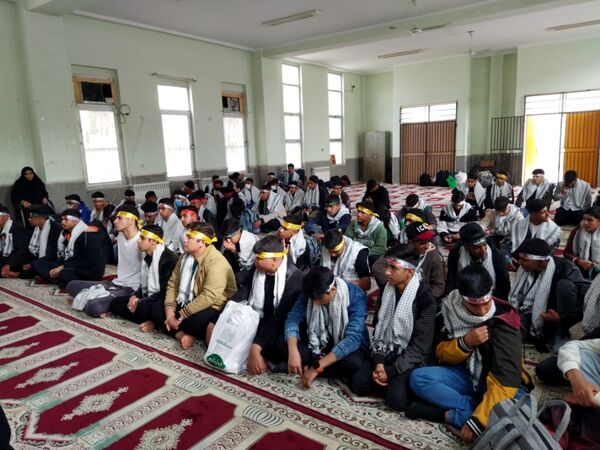 اعزام دانش‌آموزان پسر متوسطه دوم حاجی‌آباد به کربلای‌ایران