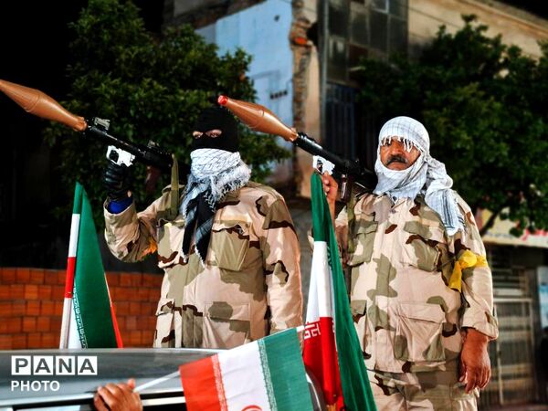 رزمایش جانفدا برای ایران امام رضایی در گلوگاه