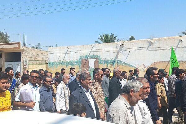 راهپیمایی روز قدس در سعدآباد