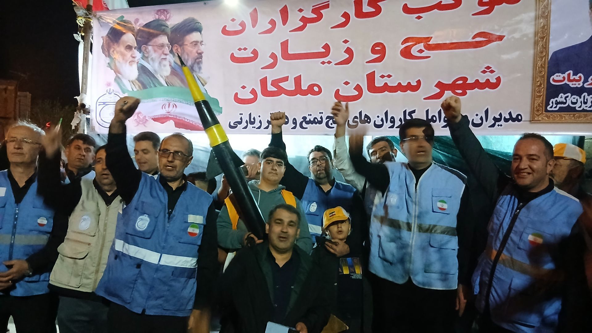 اجتماع و عزاداری عظیم هیات مذهبی شهرستان ملکان