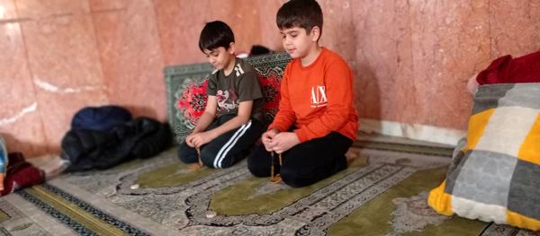 روز دوم اعتکاف پسران آشخانه 