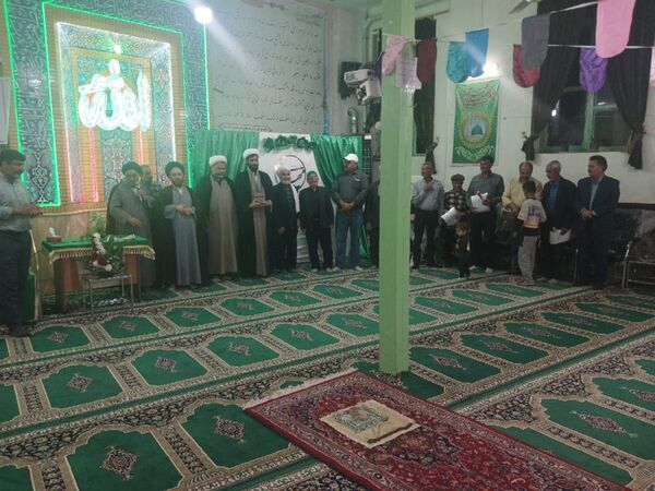 حضور امام جمعه تربت حیدریه در جشن اهالی سربالا