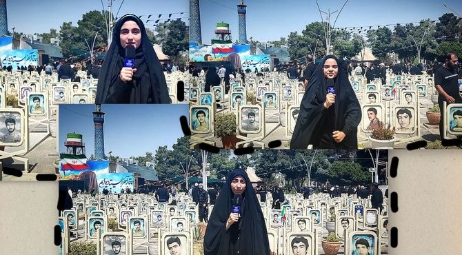 حضور پرشور جاماندگان اربعین حسینی در گلستان شهدای اصفهان
