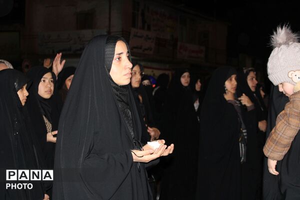 تجمع مردم شهرستان سملقان به مناسبت شهادت رهبر معظم انقلاب
