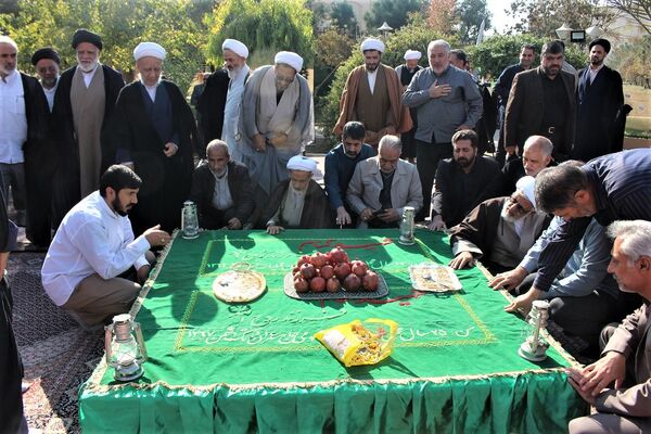مراسم سالگرد تدفین شهدای گمنام موسسه علمی فرهنگی دارالحدیث قم
