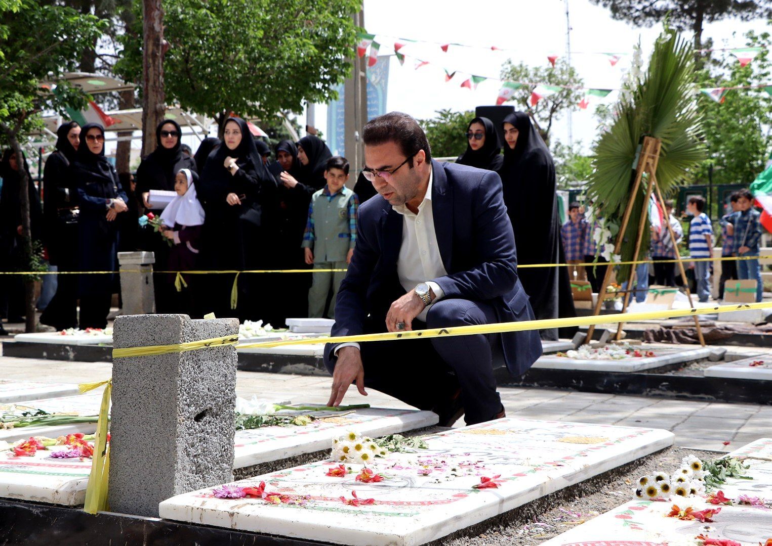 گلباران مزار شهدای تقی زاده ؛ شهیدان جنگ رمضان‌ 