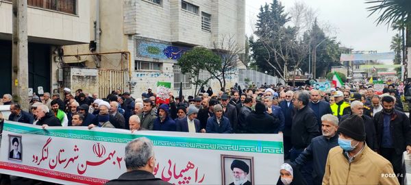 حماسه حضور نسل‌های انقلاب در لنگرود