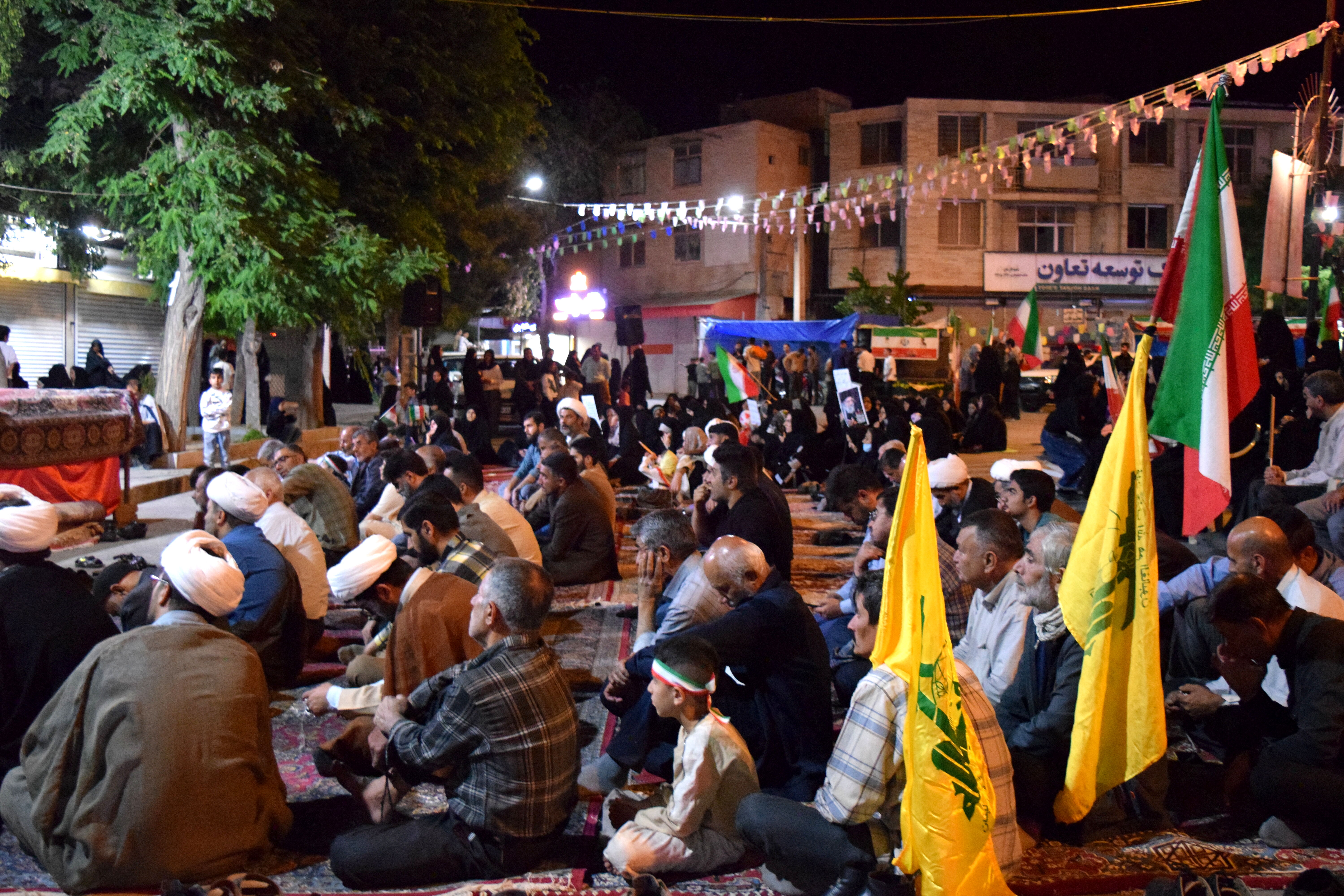 صد و یکمین شب از ایستادگی مردم فارسان 