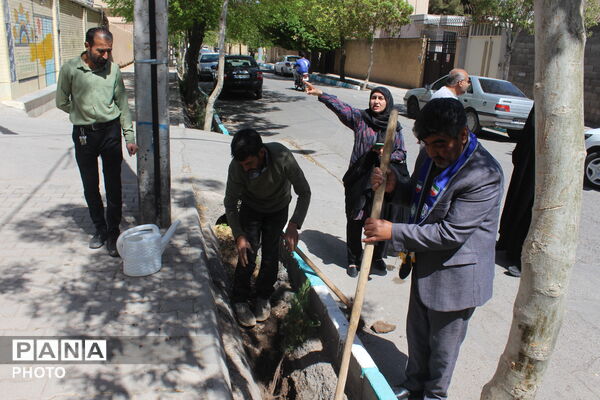 کاشت درخت به نام شهدا
