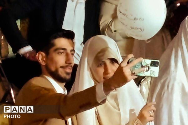مراسم ازدواج آسان ۴۷ زوج جان فدا در شهرری