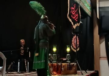 مراسم شب نهم محرم در هیئت فرهنگیان  نیشابور
