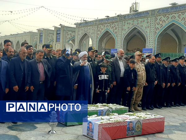 تشییع پیکر شهدای نیروی انتظامی مشهد مقدس