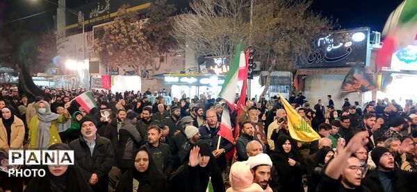 تجمع و راهپیمایی مردم بجنورد برای بیعت با رهبر جدید