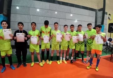 اختتامیه مسابقات تکواندو و فوتبال  در باشگاه شهیدمحمد بروجردی در بروجرد 