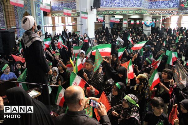 مراسم شیرخوارگان حسینی در منطقه پردیس