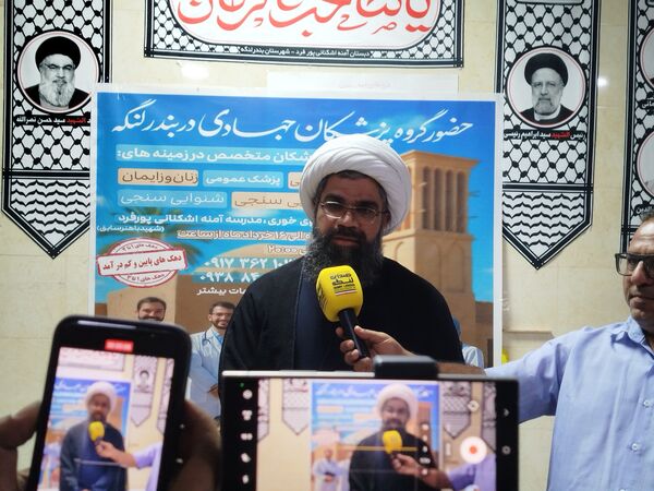 استقرار پزشکان جهادی در شهرستان بندر لنگه 