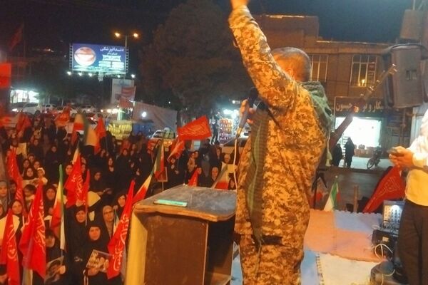 صد و پنجاهمین شب از تجمعات «بیعت با رهبری» در نورآباد