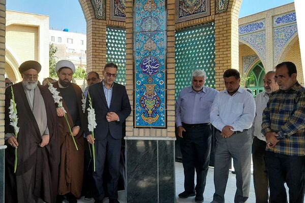 مراسم سالروز شهادت شهید بهشتی و ۷۲ یار انقلاب و چهلمین روز از شهادت رییس‌جمهور و شهدای خدمت در ورامین
