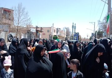 حضور مردم ماهان در راهپیمایی روز جهانی قدس 