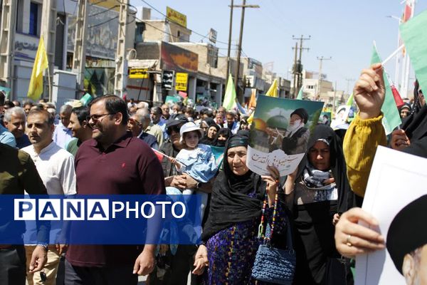 راهپیمایی روز جهانی قدس در گچساران