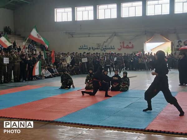 قاب‌هایی از حضور فرهنگیان ماهنشان در رزمایش جان‌فدایان