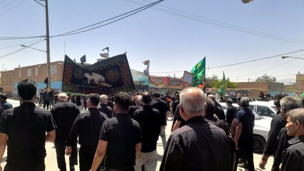 روز هشتم محرم دسته روی هیئت جانثاران ابوالفضلی روستای فدافن