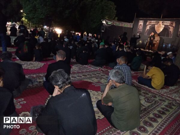 مراسم عزاداری شب هشتم ماه محرم الحرام