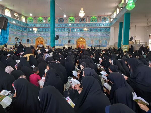 مراسم روح بخش دعای پرفیض عرفه در آستان مقدس حضرات سیدان الکریمان (ع)
