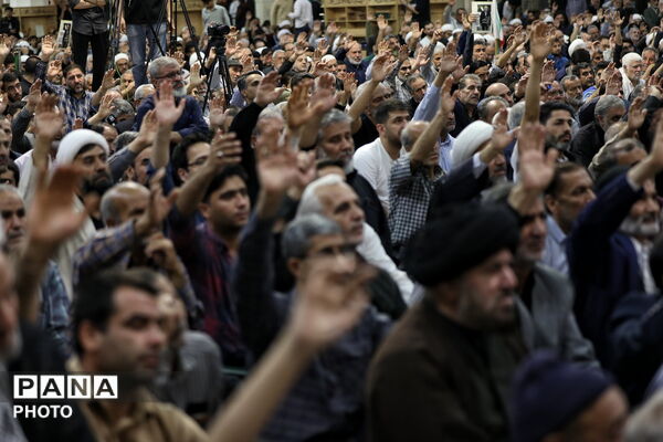 مراسم چهلمین روز شهادت «علی لاریجانی» در قم